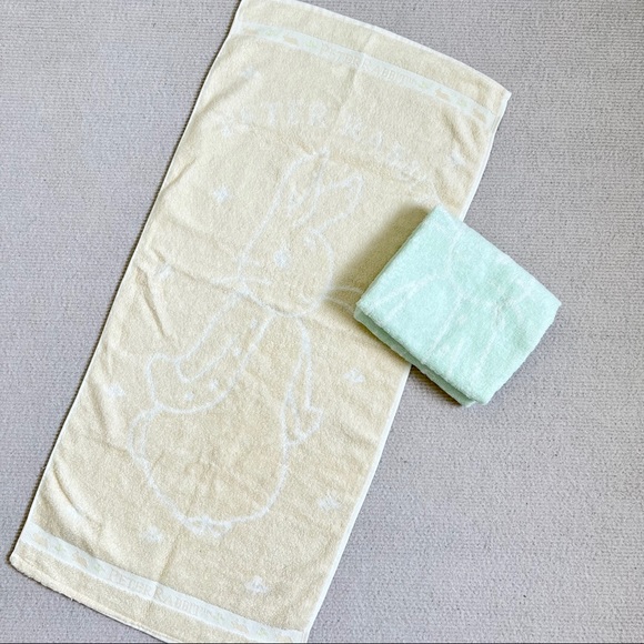 Bundle of 3 NWOT Peter Rabbits Towels-1 Bath Beach Towel+2 Oversized Hand Towels - Picture 5 of 5